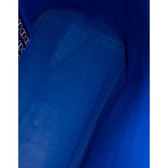 Tory Burch Blue Gemini Link Gold-tone Hardware XL Tote (TBXX116) - Picture 5 of 5